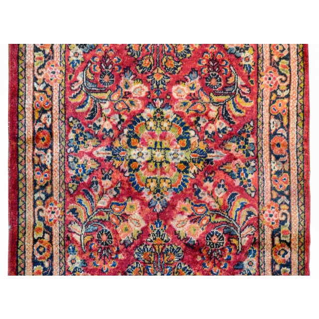 Tribal Early 20th Century Sarouk Rug For Sale - Image 3 of 11