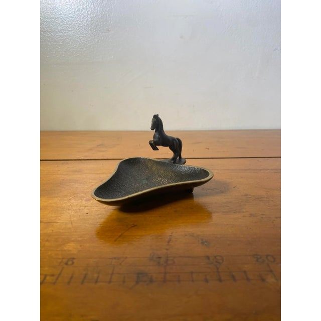 Wood 1950s Brass Blackened Richard Rohac Ashtray Vienna, Austria For Sale - Image 7 of 7