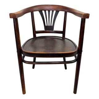 Art Nouveau No. 24 Armchair by Arch. Emanuel Von Seidl for Thonet, 1920s For Sale