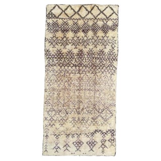 Vintage Berbere Moroccan Rug For Sale