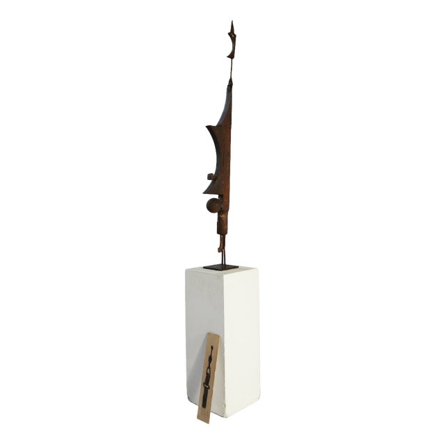 Edwin Neyer, Untitled Iron Stele, 1973, Iron For Sale