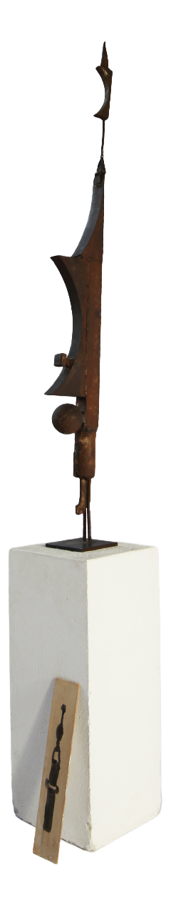 Edwin Neyer, Untitled Iron Stele, 1973, Iron