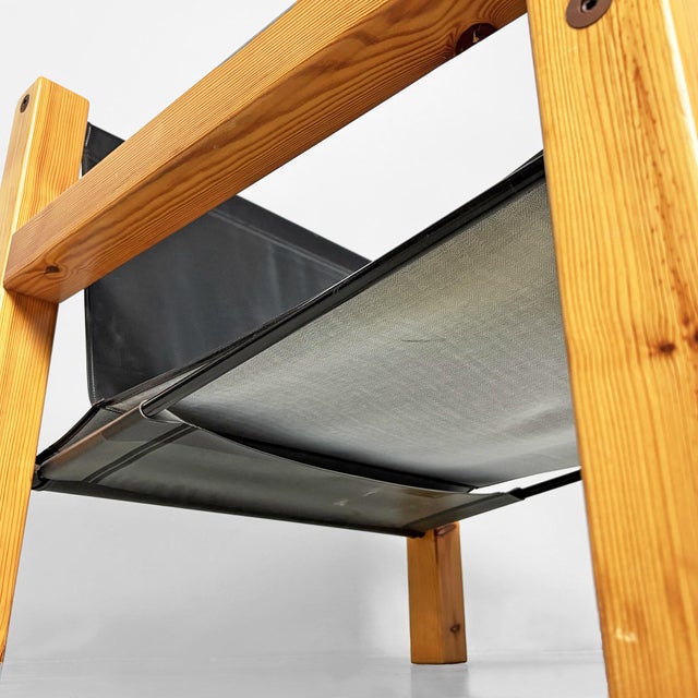 Italian Modern Leather and Wooden Lounge Chairs by Silvano Passi, 1970s, Set of 2 For Sale - Image 16 of 18