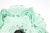 Traditional Pair of Vintage Floral Green Pressed Glass Curtain Tie Backs For Sale - Image 3 of 6