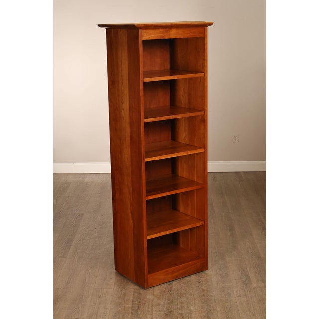 Stickley Stickley Mission Collection Pair of Cherry Bookcases For Sale - Image 4 of 18