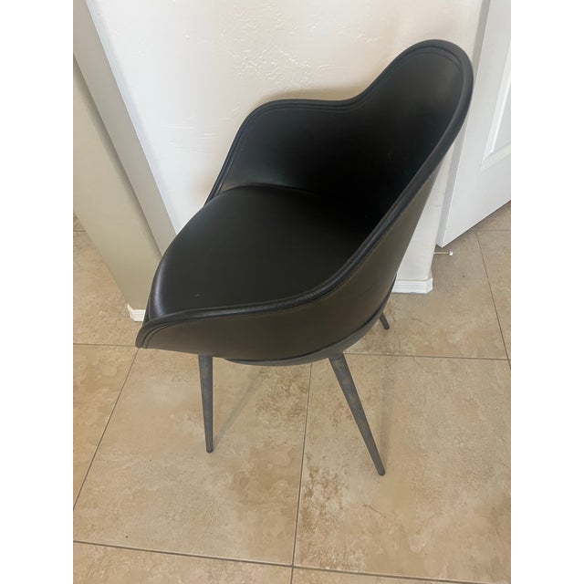 Mid Century Dining Chair in the Style of Dakota Chair by Paolo Rizzato for Cassina For Sale - Image 10 of 12