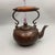 Metal Engraved Copper Teapot With Wooden Handle & Chinese Calligraphy For Sale - Image 7 of 9
