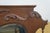 Wood Antique Victorian Walnut Acanthus Fretwork Dresser Vanity Mantel Mirror 45" For Sale - Image 7 of 16