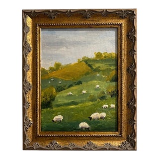 Original Impressionist English Oil Painting, Signed & Framed For Sale