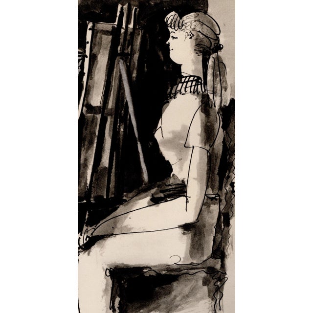 Pablo Picasso Pablo Picasso, The Painter and his Model, Heliogravure, 1954 For Sale - Image 4 of 8