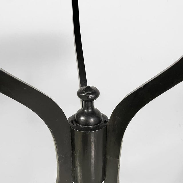 Art Deco Italian Dining Table in Black Wood, 1930s For Sale - Image 12 of 17