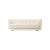 Off white sheepskin and natural oak vilhelm sofa by lassen. Dimensions: w 217 x d 88 x h 80 cm. Materials: sheepskin, oak....