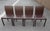 Modern Italian Chairs with Leather Seats by Cecotti F., 1990s, Set of 4, in Good conditions. Designed 1990 to 1999 This...