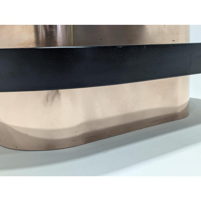 Copper and Wood Coffee Table For Sale - Image 15 of 18