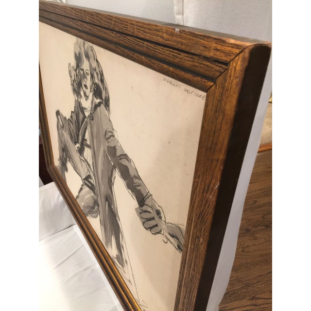 Figurative Late 20th Century Studio Drawing For Sale - Image 3 of 10