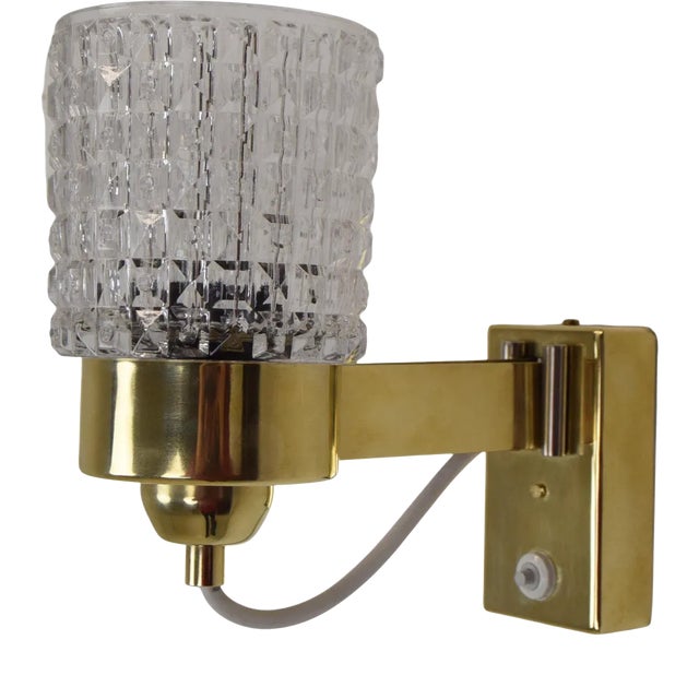 Mid-Century Wall Lamp from Lidokov, 1960s For Sale