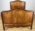 Antique French Style Double Bed Frame with Carved Walnut Headboard For Sale - Image 18 of 18