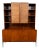 Mid-Century Modern 2-Piece China Hutch Cabinet Buffet by Heywood Wakefield for Contessa Collection For Sale