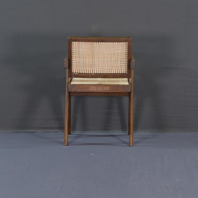 Wood Vintage Chairs by Pierre Jeanneret, 1956, Set of 6 For Sale - Image 7 of 18