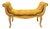 19th C. French Louis XV Giltwood Bench For Sale