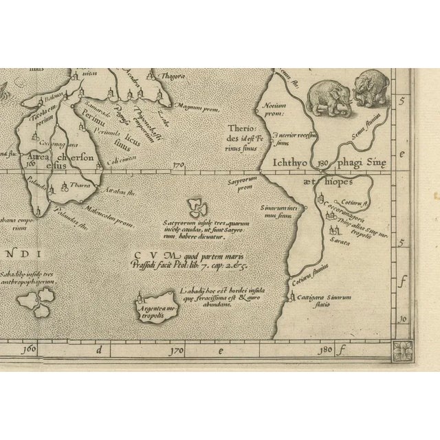 17th Century Mercator Ptolemaic Map of Asia, 1698 For Sale - Image 5 of 7