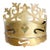 1800's Brass Crown Shaped Wall Pocket or Hearth Tidy, Antique Wall Storage For Sale