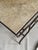 Beige French Artisan Coffee Table in Wrought Iron and Travertine Top, 1920s For Sale - Image 8 of 10