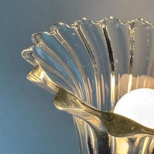 Murano Bellflower Wall Sconces by Ercole Barovier for Barovier & Toso, 1940s, Set of 2 For Sale - Image 12 of 17