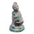 Mid-20th Century English Cast Stone Seated Garden Gnome For Sale