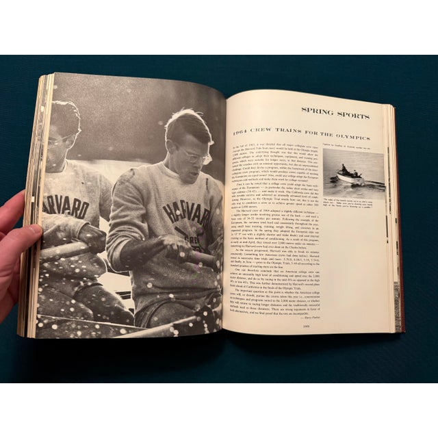 Red Vintage 1965 Full Harvard College Yearbook For Sale - Image 8 of 12