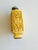 Light Yellow Carved Resin Snuff Bottle with Jade Stopper A beautifully detailed light yellow resin snuff bottle featuring...
