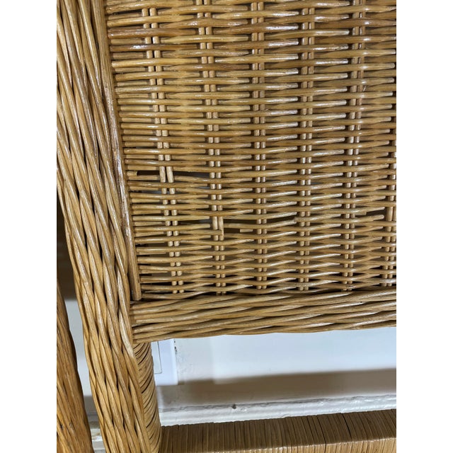 Vintage Natural Wicker Twin Headboards a Pair Chairish
