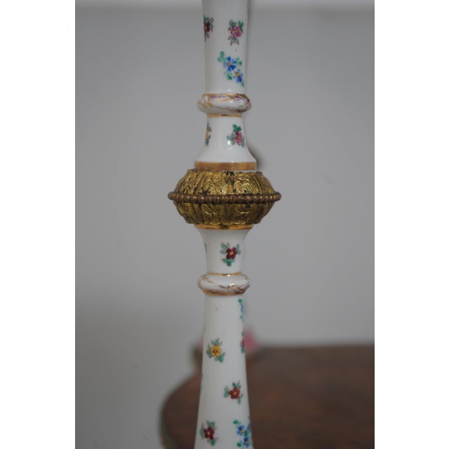 Ceramic Vintage French Style 3 Tier Etagere What Not Lamp Table For Sale - Image 7 of 14