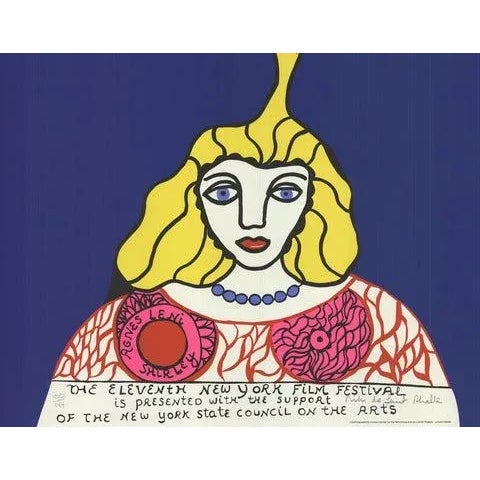 Late 20th Century NIKI DE SAINT PHALLE Eleventh New York Film Festival, 1973 - Signed For Sale - Image 5 of 5