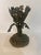 Vintage Art Nouveau Style Grapevine Cast Metal Sculptural Jardinere 8” Tall X 5” Diameter For Sale - Image 10 of 11