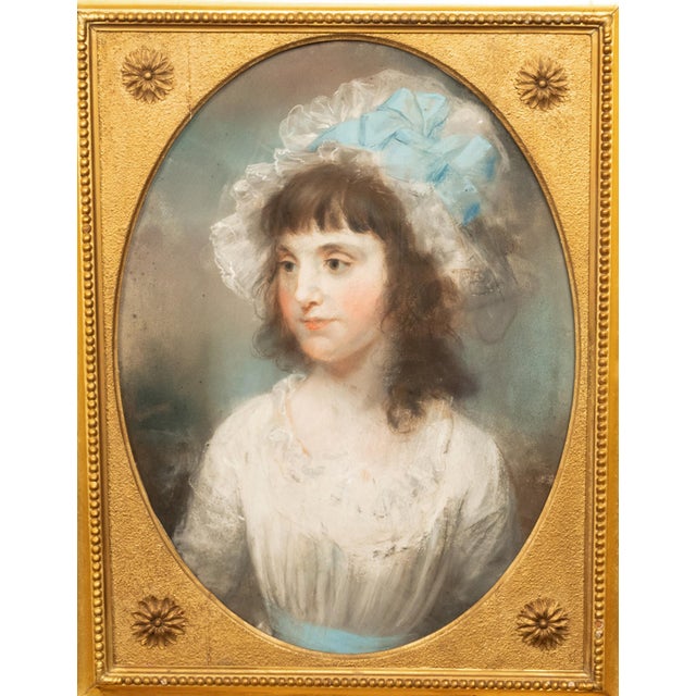 An important authenticated & documented 18th century portrait by John Russell R A (1745-1809), England, signed & dated...