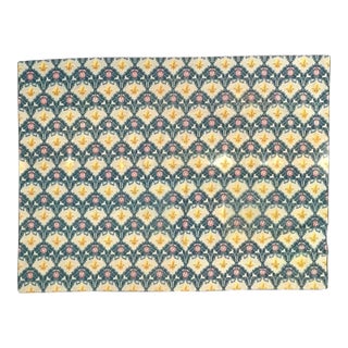 Antique Aubusson French Tapestry With Vibrant Floral Lattice Design - Rug & Kilim For Sale