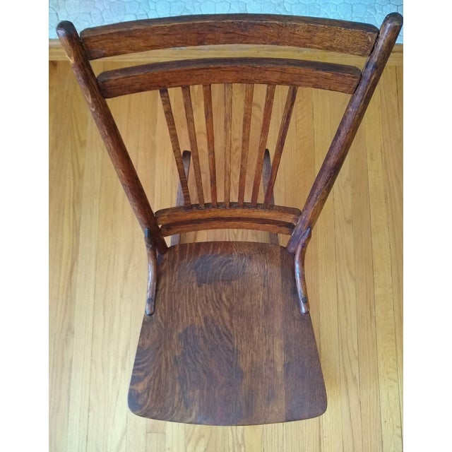 Antique Quarter Sawn Oak Rocking Chair Chairish
