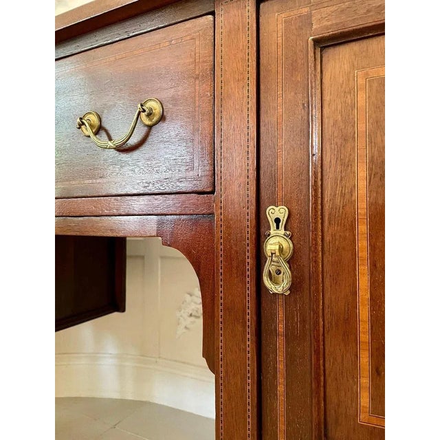 Edwardian Inlaid Mahogany Sideboard For Sale - Image 3 of 13