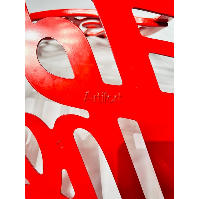 Hello There Chair in Red by Jeremy Harvey for Artifort, 2005 For Sale - Image 9 of 11