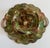 Antique 19th C Majolica Scalloped Begonia Leaves and Floral Compote C1870s For Sale In Houston - Image 6 of 7