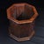Vintage Chinese Huali Rosewood Brush Pot | Octagonal Carved Eight Immortals Motif For Sale In Los Angeles - Image 6 of 10