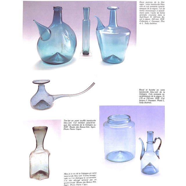 1980s "Verre d'Usage Et De Prestige: France 1500-1800" 1988 Bellanger, Jacqueline For Sale - Image 5 of 13