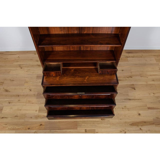 Mid-Century Rosewood Shelf with Pull-Out Top, 1960s For Sale - Image 14 of 18