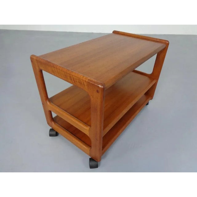 Danish Teak Tea Cart 1960s For Sale - Image 6 of 13