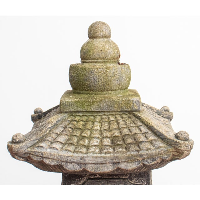 Large Cast Stone Pagoda Garden Ornament Chairish