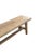 Contemporary Sculptural Teak Bench Hand-Crafted Reclaimed Teak, Modern Organic For Sale - Image 3 of 7
