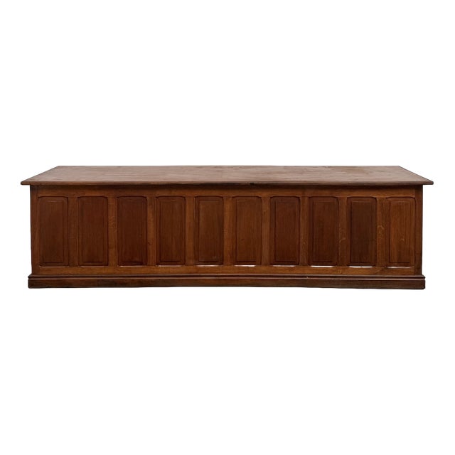Vintage Oak Trade Counter, 1920s For Sale