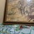 Native American Vintage Framed Western Narrative Print - Plains Indians Warriors on Horseback For Sale - Image 3 of 9