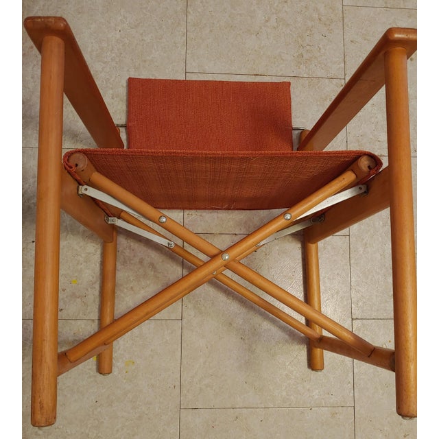 Vintage Danish Modern Teak Director's Chair Chairish